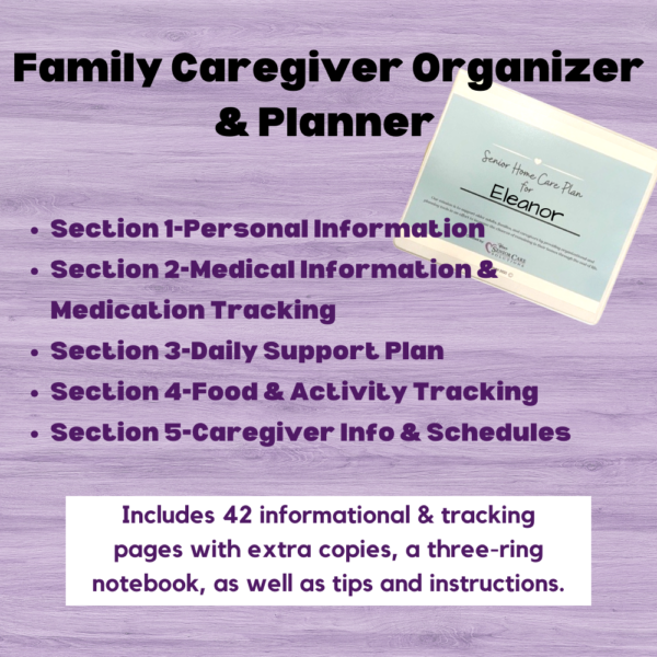 Family Caregiver Organizer & Planner-Shipped - Image 2