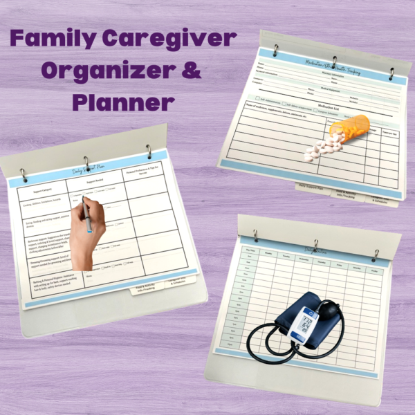 Family Caregiver Organizer & Planner-Shipped