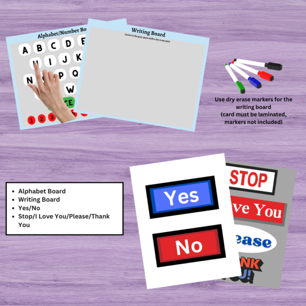 Communication Cards-Instant Download & Print - Image 2