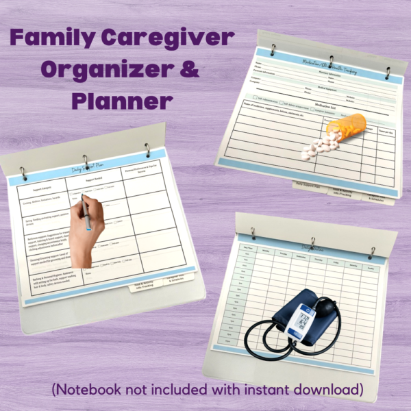 Caregiver Organizer & Planner-Instant Download & Print - Image 2